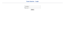 Tablet Screenshot of exam.financialcampus.com